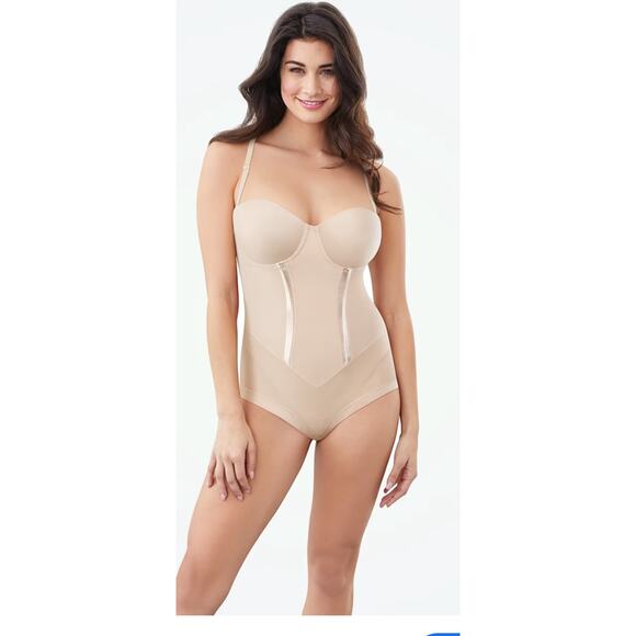Brand New Maidenform® Easy-Up® Strapless Body Briefer 38 C Shapewear - Picture 2 of 9